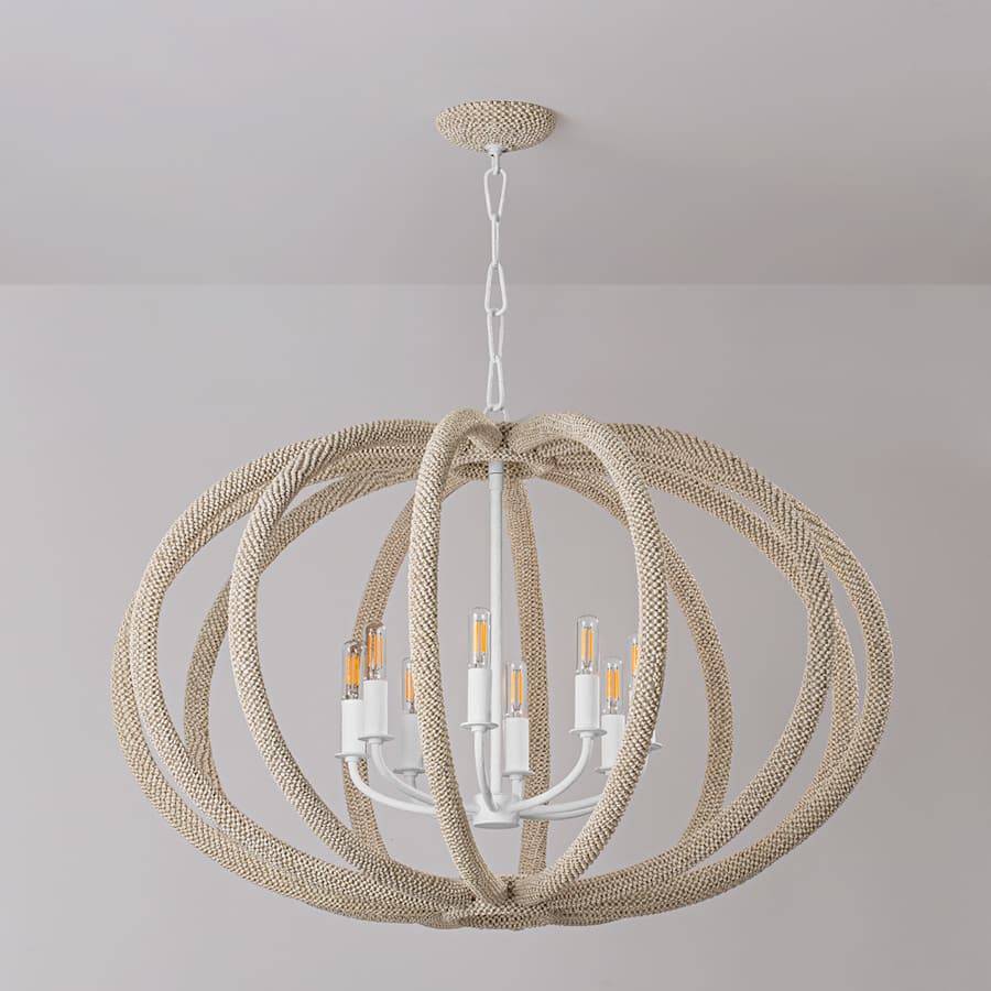 Hudson Valley Lighting Lewiston 8 Light 34" Wide Abstract Chandelier