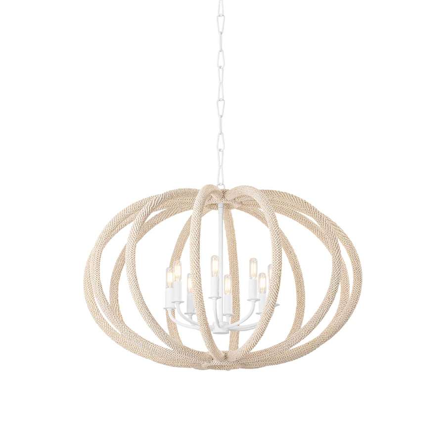 Hudson Valley Lighting Lewiston 8 Light 34" Wide Abstract Chandelier