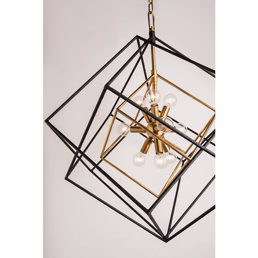 Hudson Valley Lighting Roundout 12 Light 34" Wide Abstract Chandelier