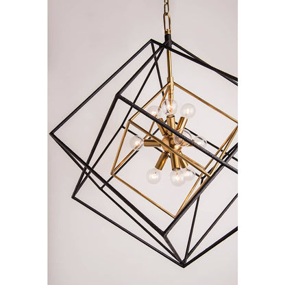 Hudson Valley Lighting Roundout 12 Light 34" Wide Abstract Chandelier