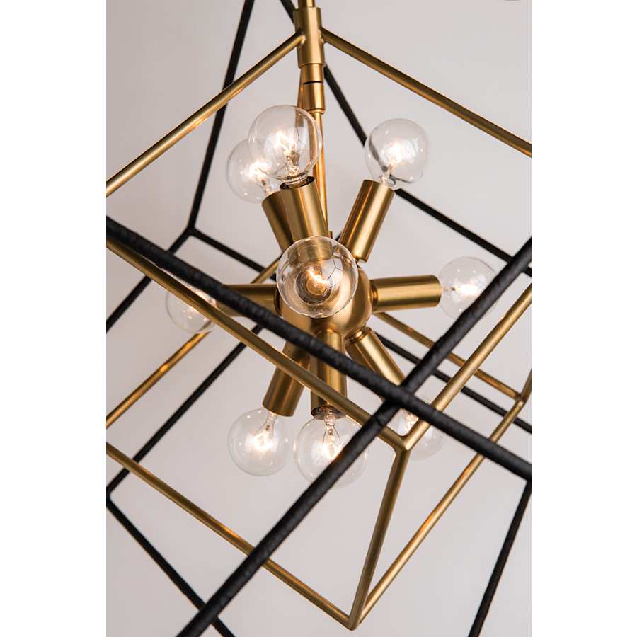Hudson Valley Lighting Roundout 12 Light 34" Wide Abstract Chandelier