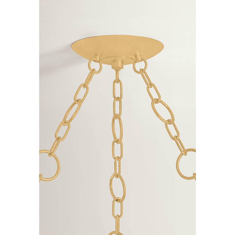 Hudson Valley Lighting Cedar Hill 17 Light 47" Wide Waterfall Chandelier with Piastre Glass Shades