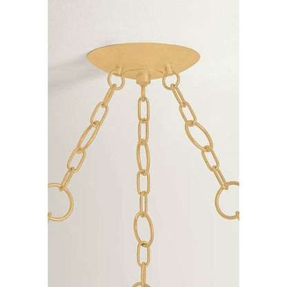 Hudson Valley Lighting Cedar Hill 17 Light 47" Wide Waterfall Chandelier with Piastre Glass Shades