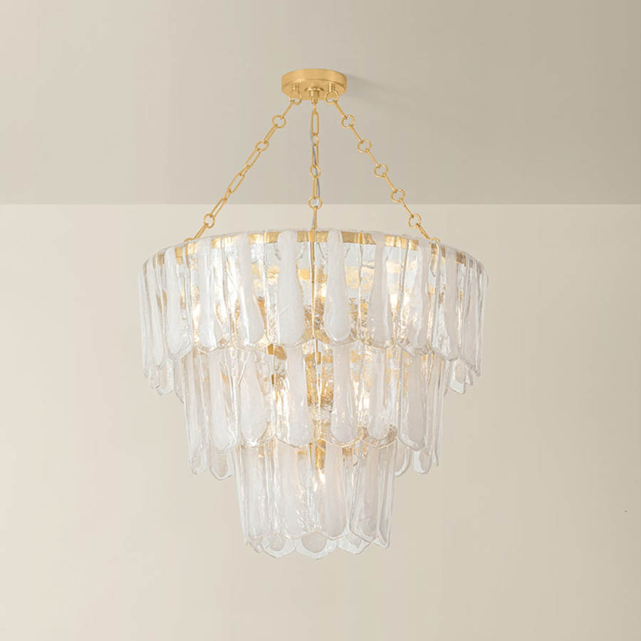 Hudson Valley Lighting Tappan 13 Light 34" Wide Waterfall Chandelier