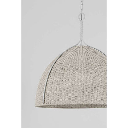 Hudson Valley Lighting Woodlawn 29" Wide Pendant with Rope Shade