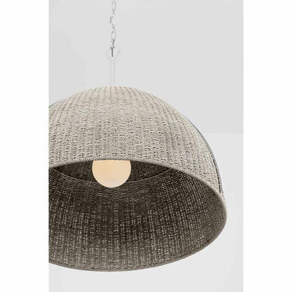 Hudson Valley Lighting Woodlawn 29" Wide Pendant with Rope Shade