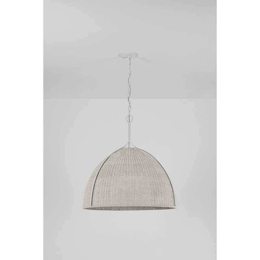 Hudson Valley Lighting Woodlawn 29" Wide Pendant with Rope Shade