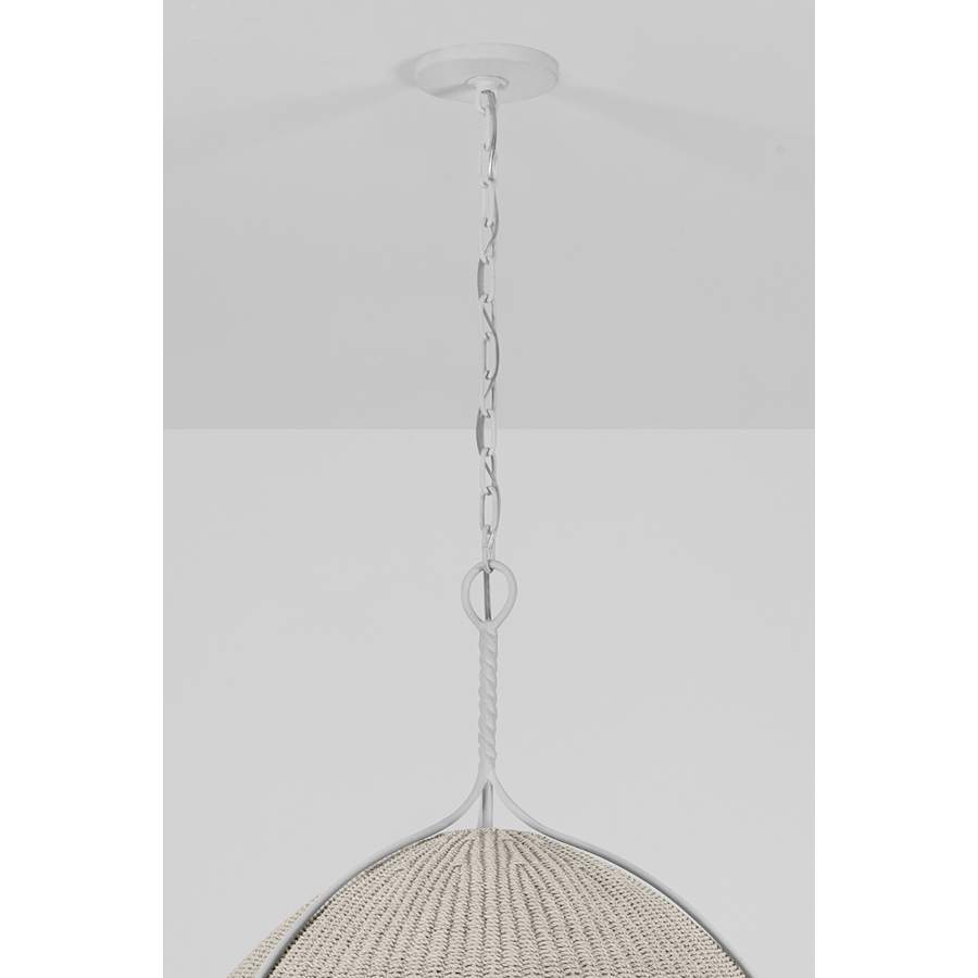 Hudson Valley Lighting Woodlawn 29" Wide Pendant with Rope Shade