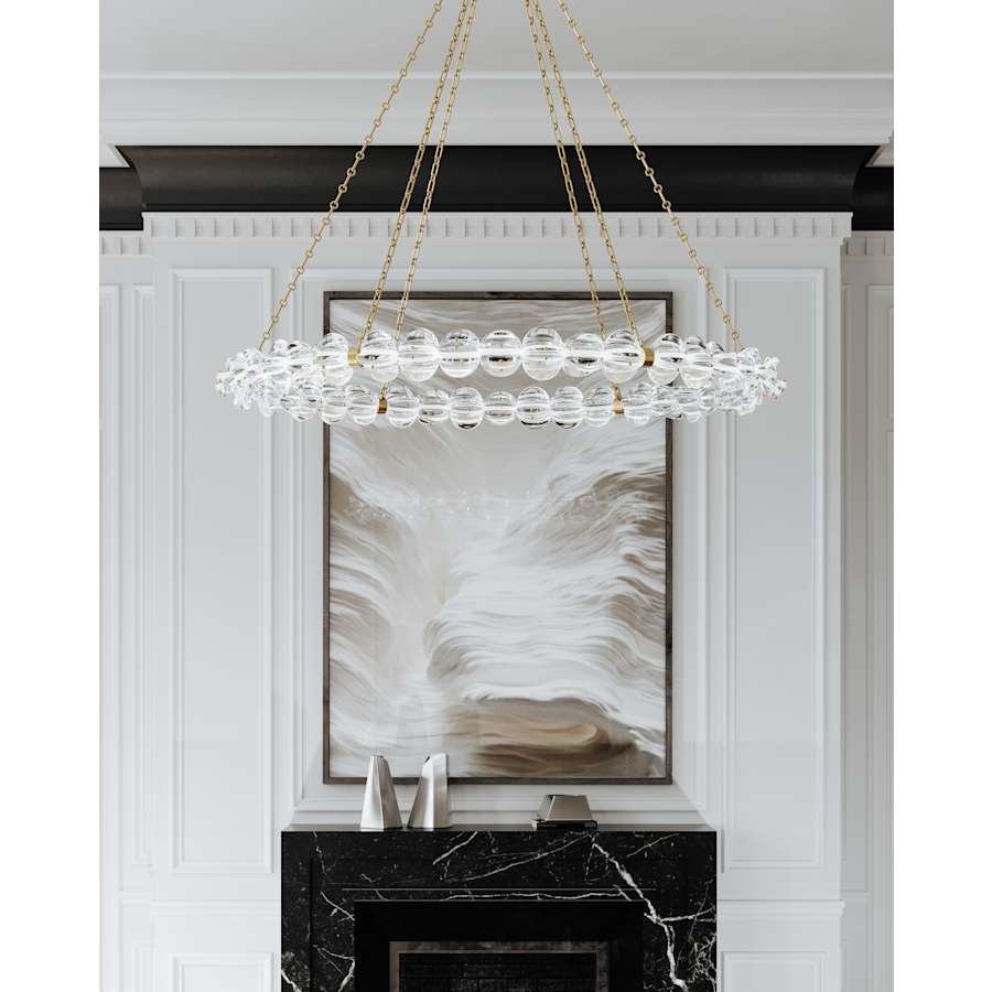 Hudson Valley Lighting Lindley 55" Wide LED Ring Chandelier