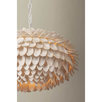 Hudson Valley Lighting Alsen 3 Light 26" Wide Pendant with Coco Shell Shade