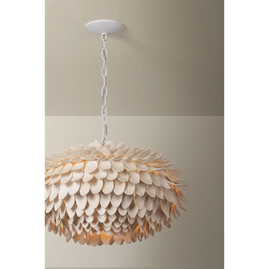 Hudson Valley Lighting Alsen 3 Light 26" Wide Pendant with Coco Shell Shade