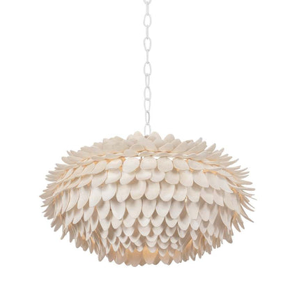 Hudson Valley Lighting Alsen 3 Light 26" Wide Pendant with Coco Shell Shade