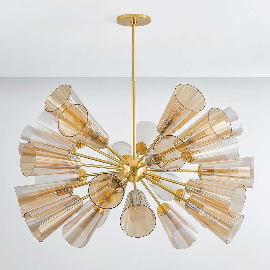 Hudson Valley Lighting Hartwood 25 Light 45" Wide Sputnik Chandelier