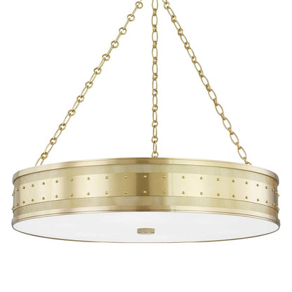 Hudson Valley Lighting Gaines 6 Light 30" Wide Drum Chandelier