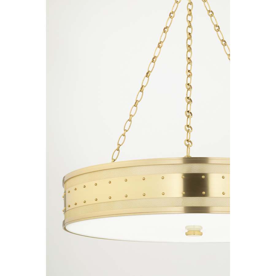 Hudson Valley Lighting Gaines 6 Light 30" Wide Drum Chandelier