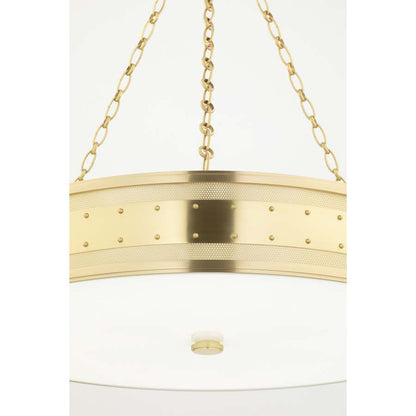 Hudson Valley Lighting Gaines 6 Light 30" Wide Drum Chandelier