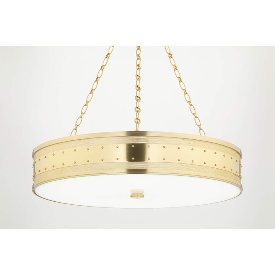Hudson Valley Lighting Gaines 6 Light 30" Wide Drum Chandelier