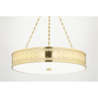 Hudson Valley Lighting Gaines 6 Light 30" Wide Drum Chandelier