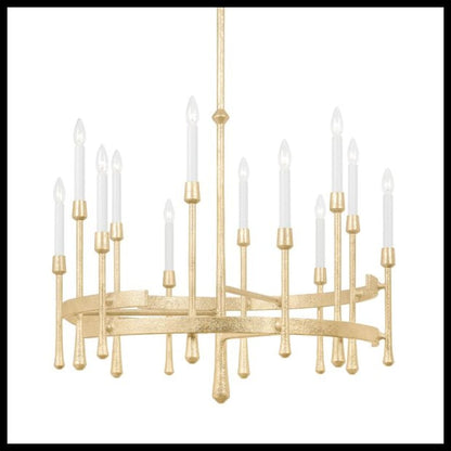 Hudson Valley Lighting Hathaway 12 Light 32" Wide Taper Candle Style Chandelier