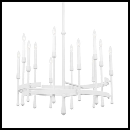 Hudson Valley Lighting Hathaway 12 Light 32" Wide Taper Candle Style Chandelier