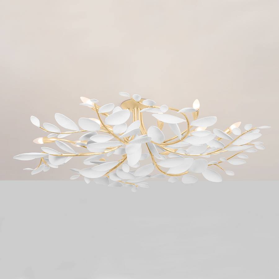 Hudson Valley Lighting Marabec 12 Light 48" Wide Semi-flush Ceiling Fixture