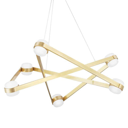 Hudson Valley Lighting Orbit 6 Light 38" Wide LED Abstract Chandelier
