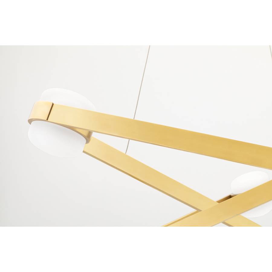 Hudson Valley Lighting Orbit 6 Light 38" Wide LED Abstract Chandelier