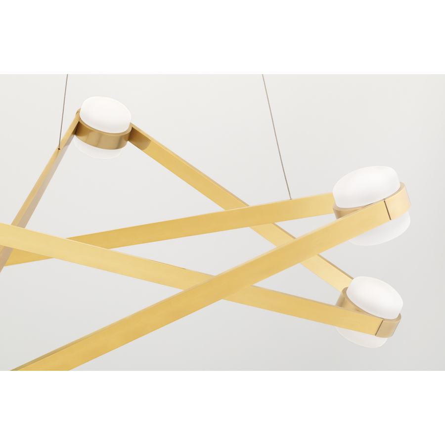 Hudson Valley Lighting Orbit 6 Light 38" Wide LED Abstract Chandelier