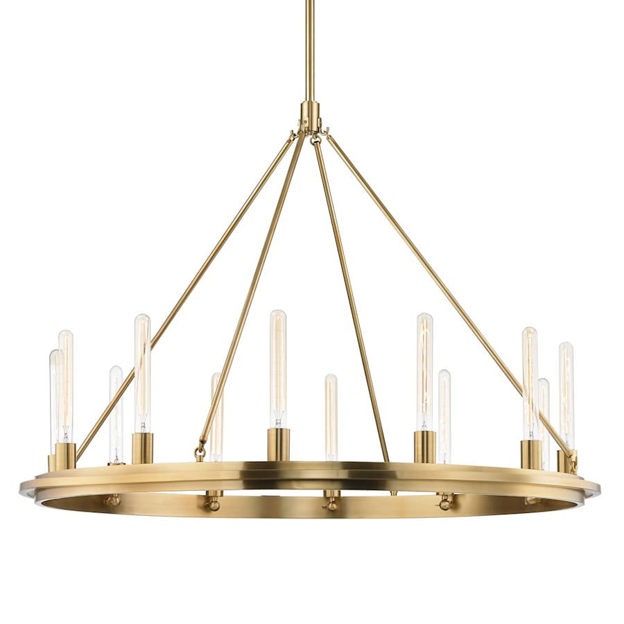 Hudson Valley Lighting Chambers 12 Light 45" Wide Ring Chandelier