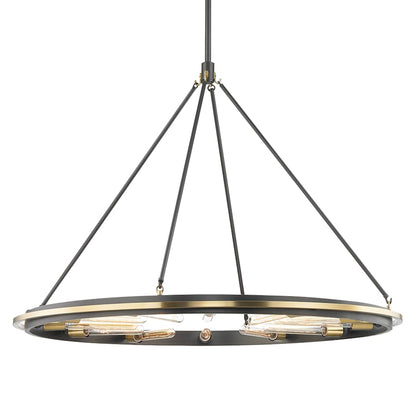 Hudson Valley Lighting Chambers 12 Light 45" Wide Ring Chandelier