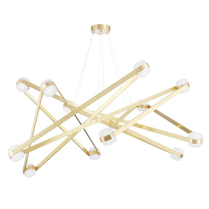 Hudson Valley Lighting Orbit 12 Light 58" Wide LED Abstract Chandelier