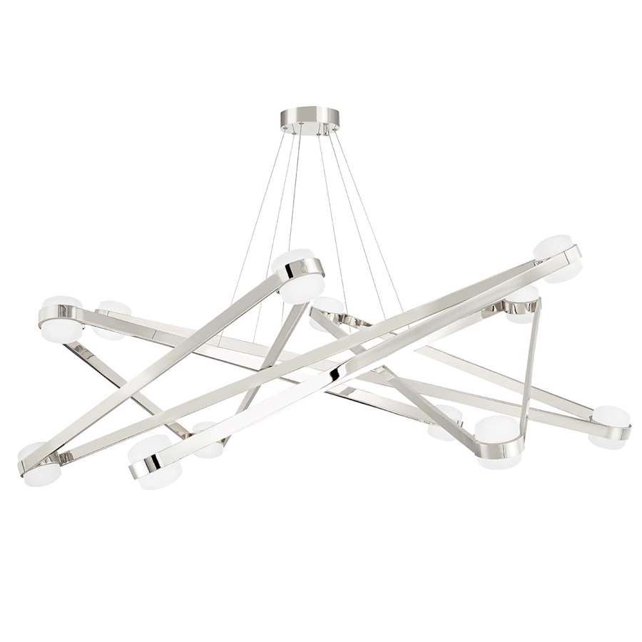 Hudson Valley Lighting Orbit 12 Light 58" Wide LED Abstract Chandelier