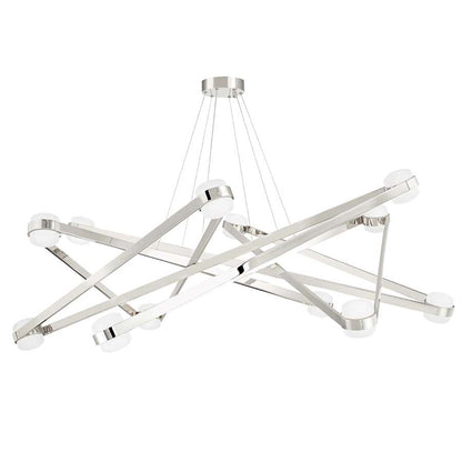 Hudson Valley Lighting Orbit 12 Light 58" Wide LED Abstract Chandelier