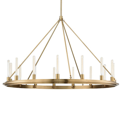 Hudson Valley Lighting Chambers 15 Light 58" Wide Ring Chandelier