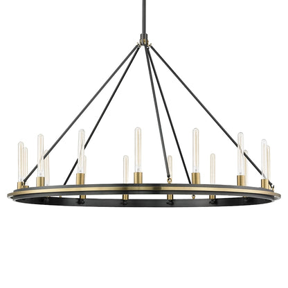Hudson Valley Lighting Chambers 15 Light 58" Wide Ring Chandelier