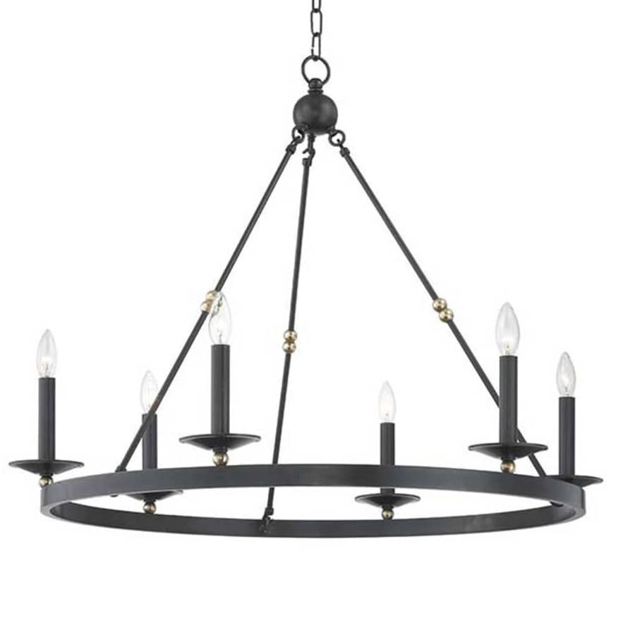Hudson Valley Lighting Allendale 6 Light 36" Wide Taper Candle Chandelier