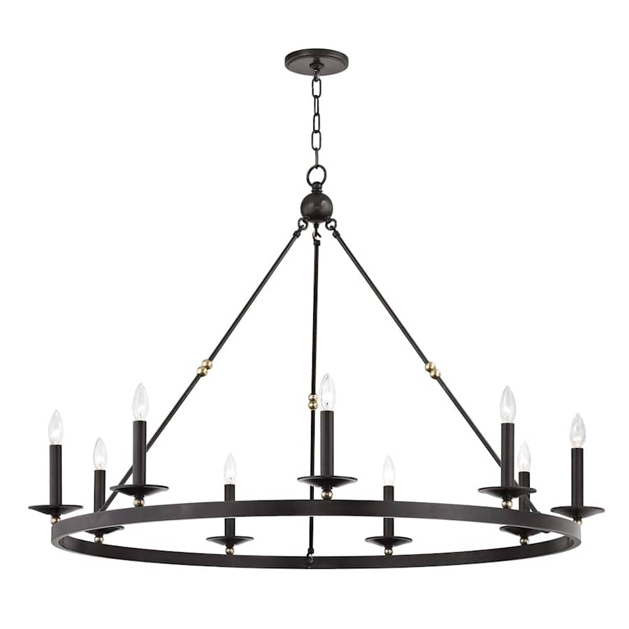 Hudson Valley Lighting Allendale 9 Light 47" Wide Taper Candle Chandelier