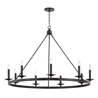 Hudson Valley Lighting Allendale 9 Light 47" Wide Taper Candle Chandelier