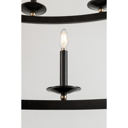 Hudson Valley Lighting Allendale 28 Light 58" Wide Two-Tier Candle Chandelier