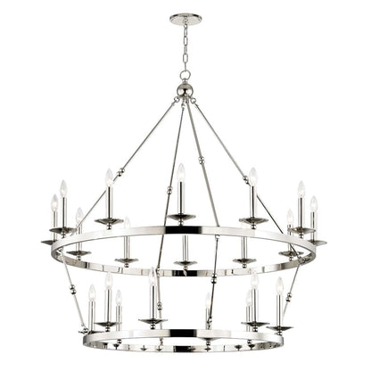 Hudson Valley Lighting Allendale 20 Light 47" Wide Two-Tier Candle Chandelier