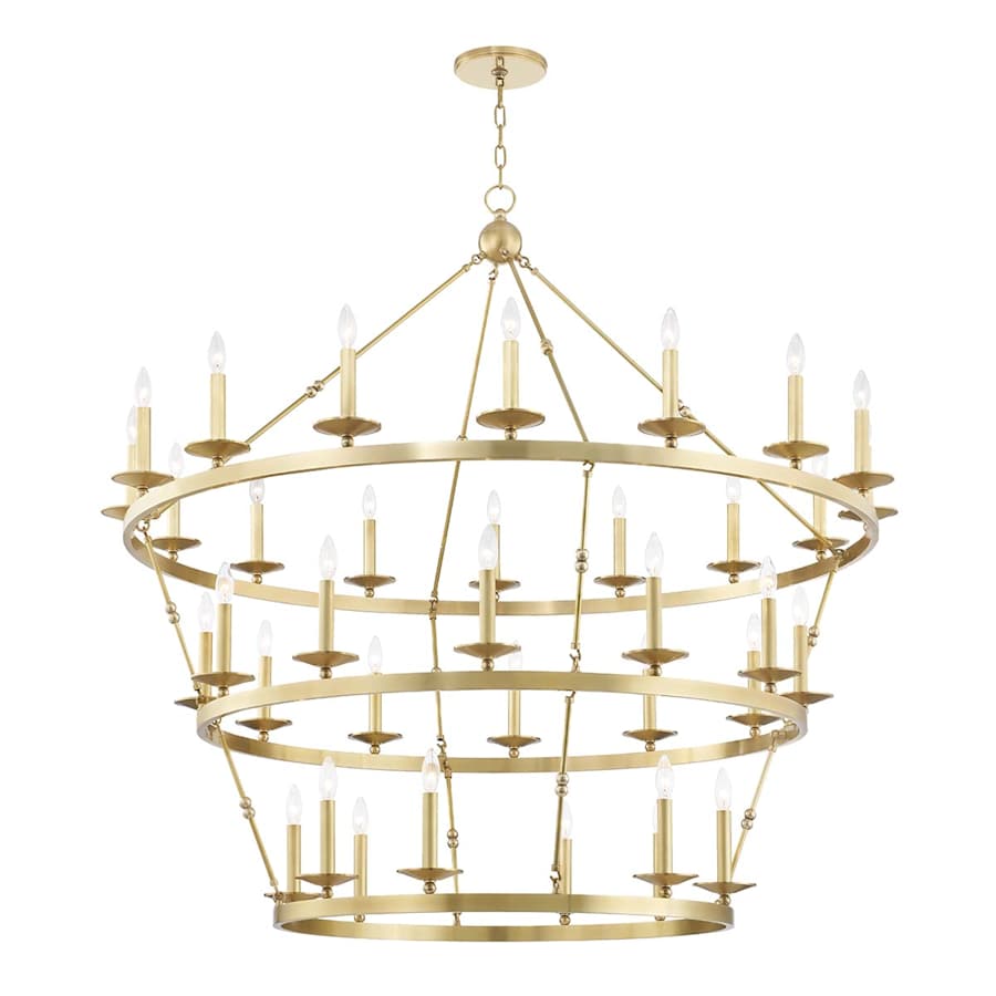 Hudson Valley Lighting Allendale 36 Light 58" Wide Taper Candle Chandelier