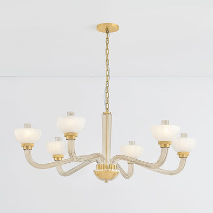 Hudson Valley Lighting St. lawrence 6 Light 49" Wide Chandelier