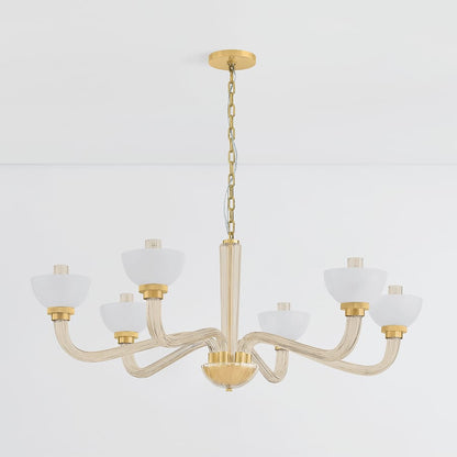 Hudson Valley Lighting St. lawrence 6 Light 49" Wide Chandelier