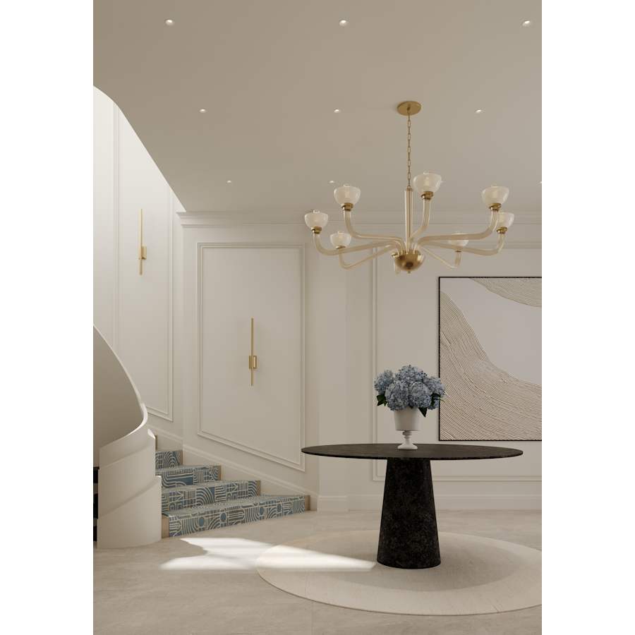 Hudson Valley Lighting St. lawrence 8 Light 62" Wide Chandelier