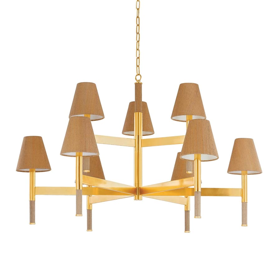 Hudson Valley Lighting Lindenwood 9 Light 48" Wide Chandelier
