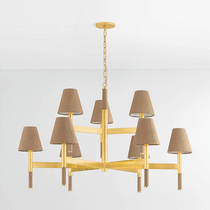 Hudson Valley Lighting Lindenwood 9 Light 48" Wide Chandelier