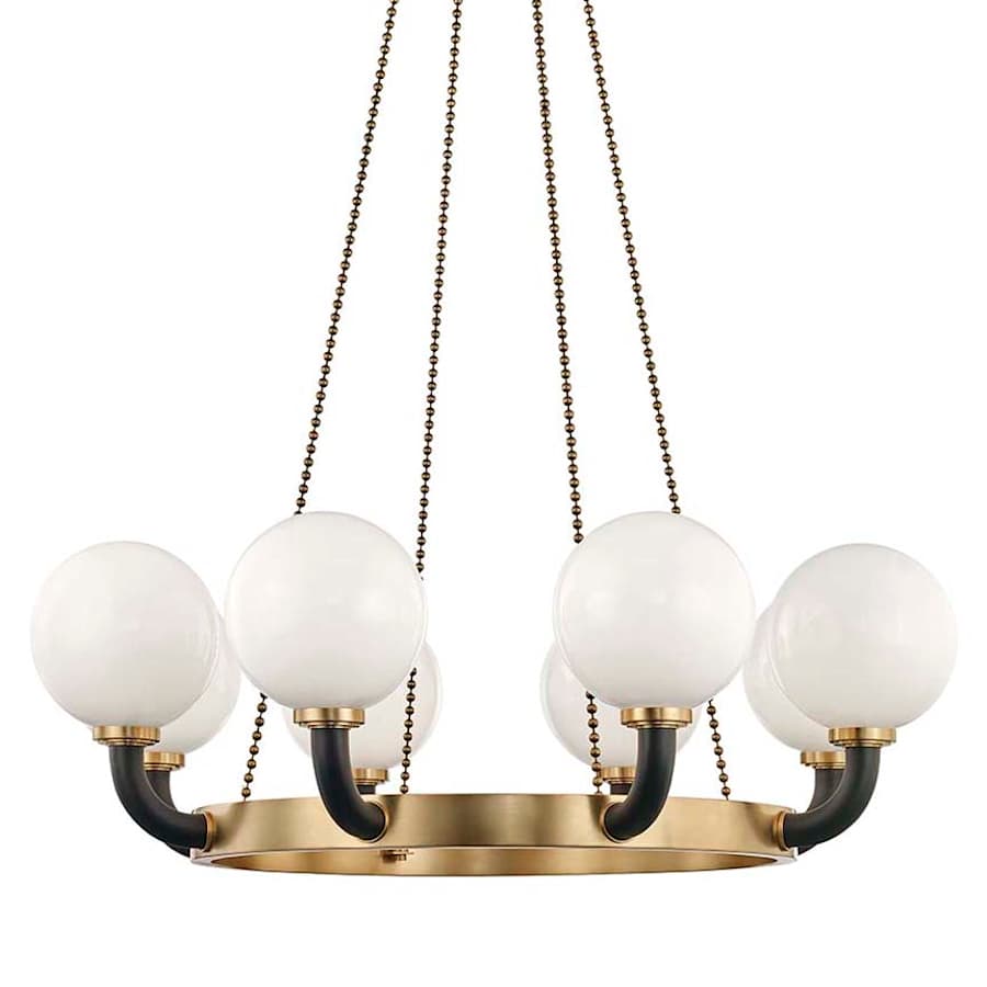 Hudson Valley Lighting Werner 8 Light 46" Wide Beaded Chandelier