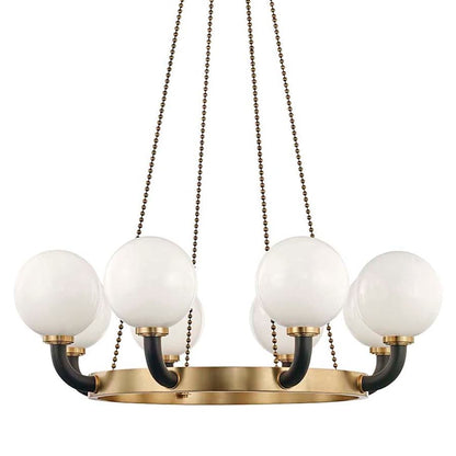Hudson Valley Lighting Werner 8 Light 46" Wide Beaded Chandelier