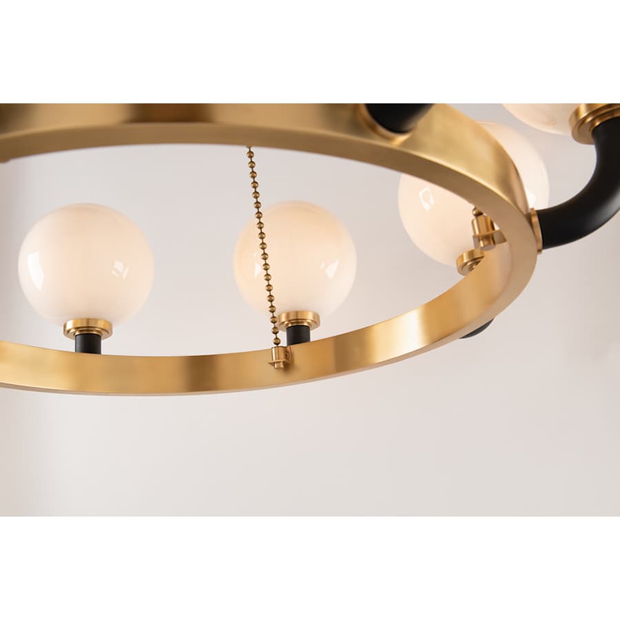 Hudson Valley Lighting Werner 8 Light 46" Wide Beaded Chandelier
