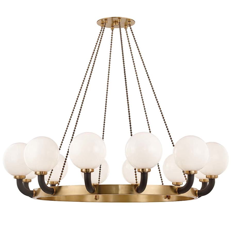 Hudson Valley Lighting Werner 12 Light 61" Wide Beaded Chandelier